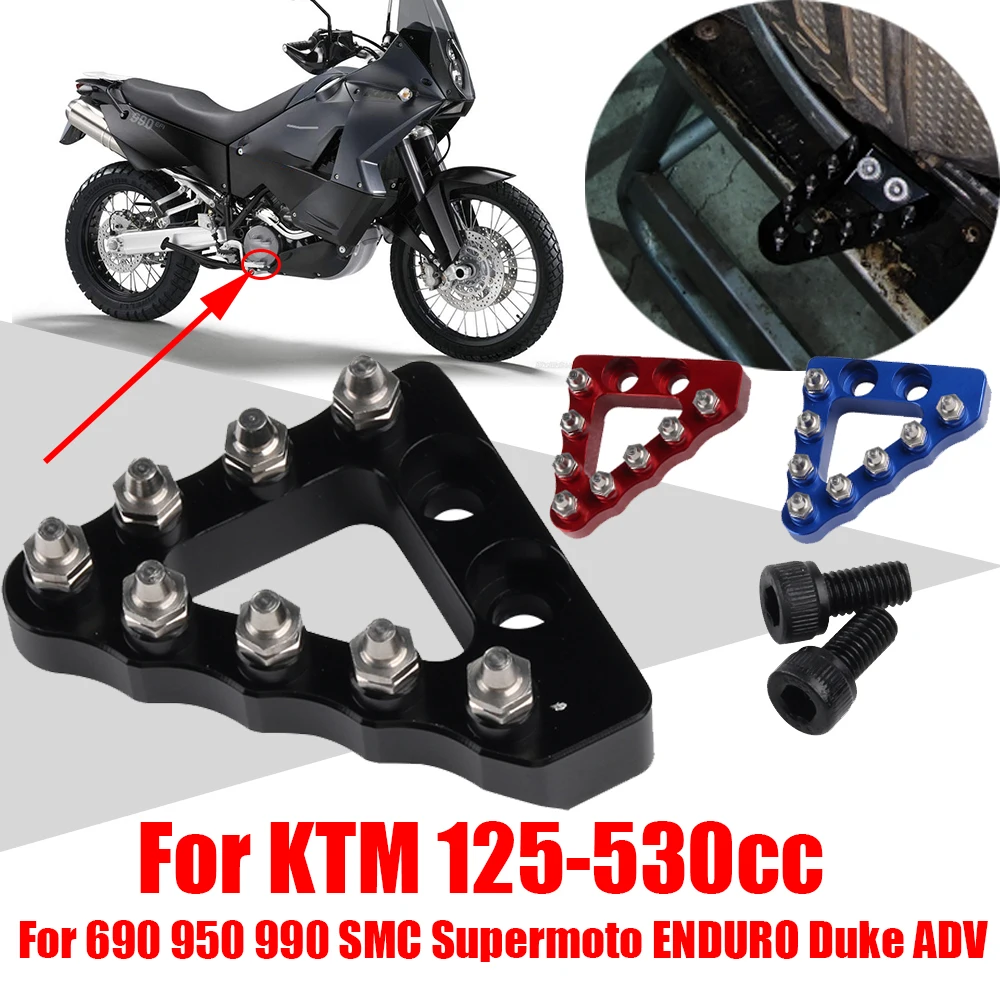 Motorcycle Rear Brake Pedal Step Tips For KTM 125 150 250 350 450 530 690 ENDURO 950 990 SX EXC XCF XC XCW XCFW ADVENTURE DUKE