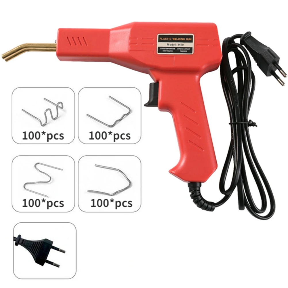WORTHOWN-Plastic Welding Machine Plastic Welding Machine Atrachmenta Bumper Repair Kits Professional EU Plug