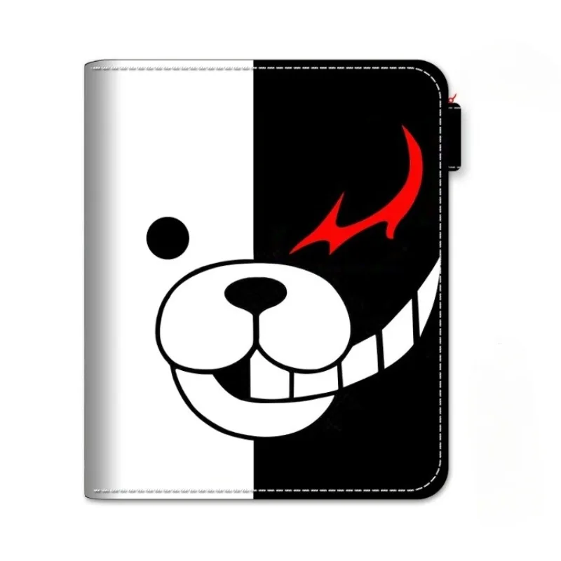 Hot New Anime Danganronpa Wallets Monokuma Cartoon Short Purse with Coin Bag Birthday Gifts