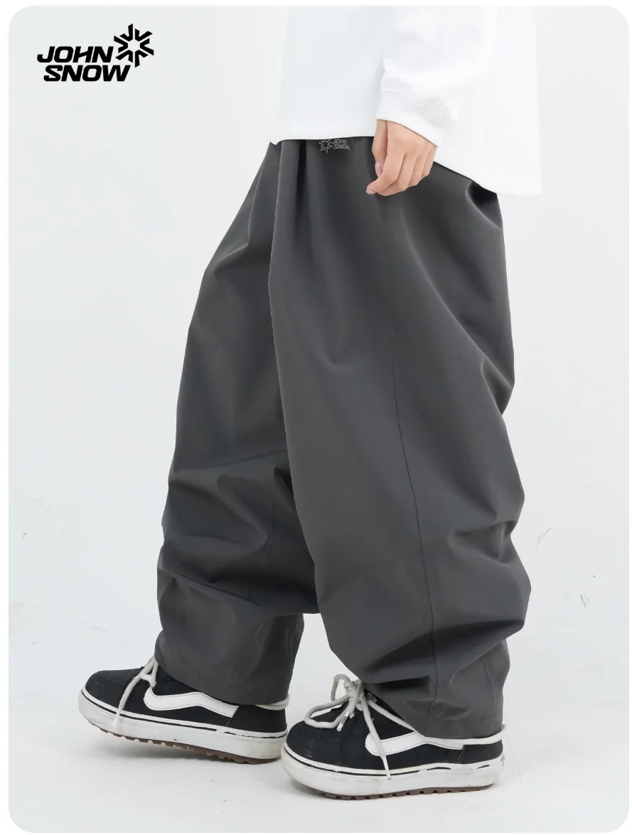John Snow Unisex Snowboard Pants Waterproof Windproof Durable 3L Ski Pants with Fully Taped Seams for Men & Women Winter Sports
