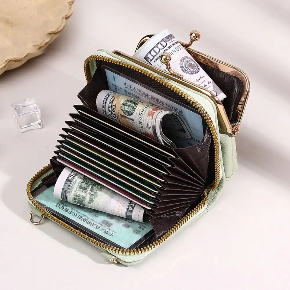 

Fashion Mini Women Card Bag Cute PU Organ Bag Cartoon Single Shoulder Coin Purse