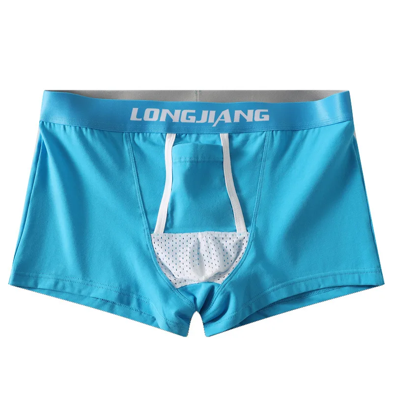 EXILIENS منفصلة 3 قطعة القطن الملاكم الرجال الملابس الداخلية Calzoncillos رجل الملاكمين Cuecas Masculinas BoxerShorts رجل سراويل حجم S-XL