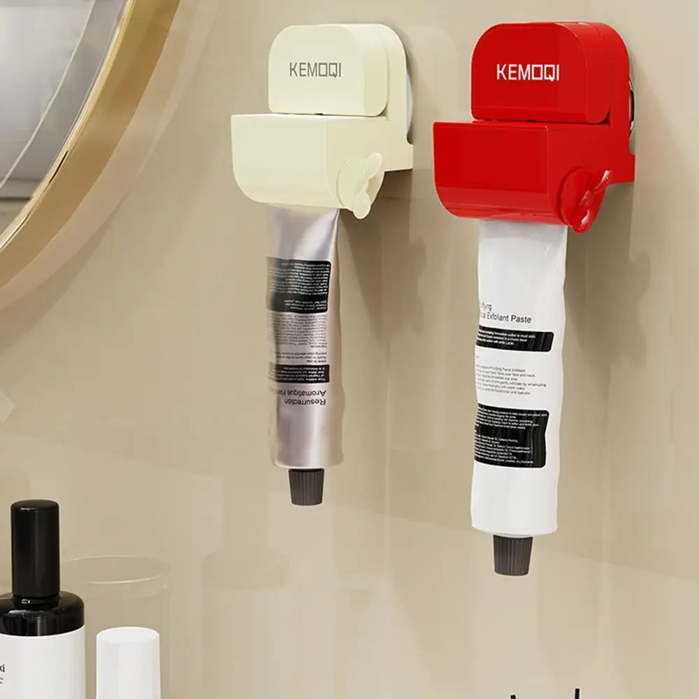 

Стеллаж для хранения, зажим для соковыжималки для зубной пасты, ручные аксессуары для ванной комнаты, держатель для зубной пасты, без дырокола, присоска, дозатор зубной пасты