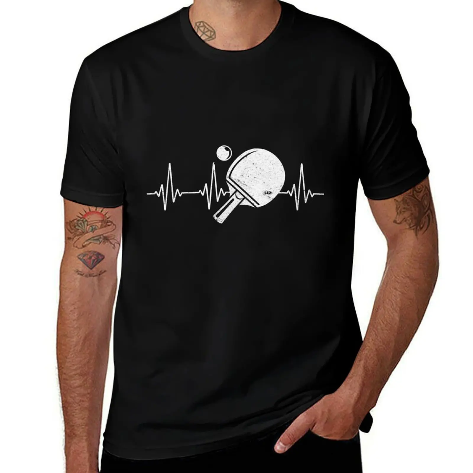 Ping Pong Hearbeat table tennis gift idea men women T-Shirt t shirts designer T-Shirt