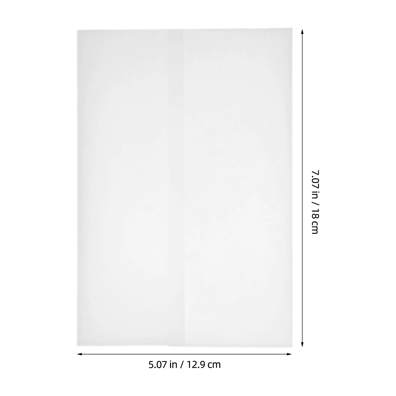 50 Buah Amplop Kertas Kraft Tembus Pandang untuk Kartu Undangan Amplop Kartu Hadiah Pernikahan Amplop Surat Kosong