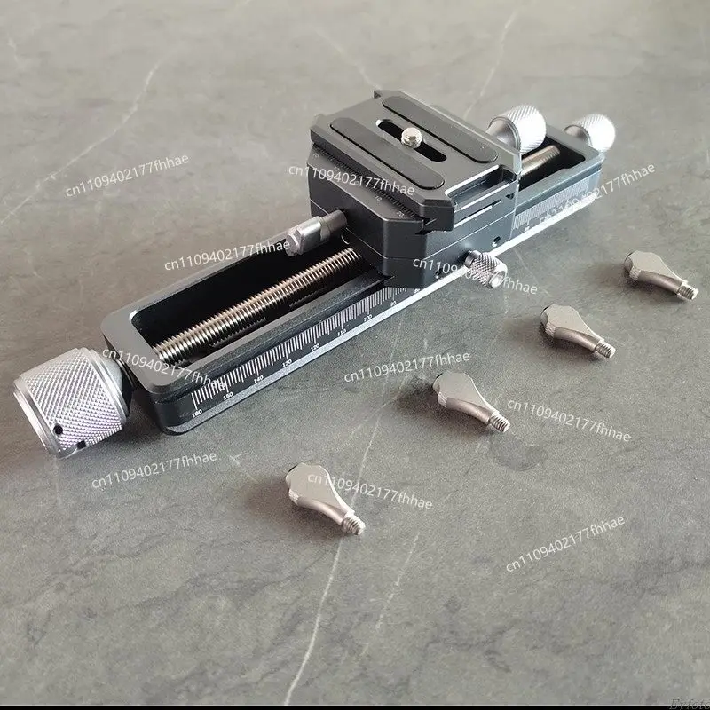 Linear Macro Photography Slide Rail Micro SLR Camera Close-up Fine-tuning Translation Track Fast Clamping Seat