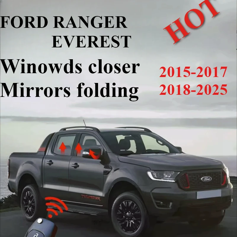 

Windows Closer Mirror Folding Glass Lift Module for FORD RANGER 2015-24 Accessories Ford Ranger Modified Parts window automatic