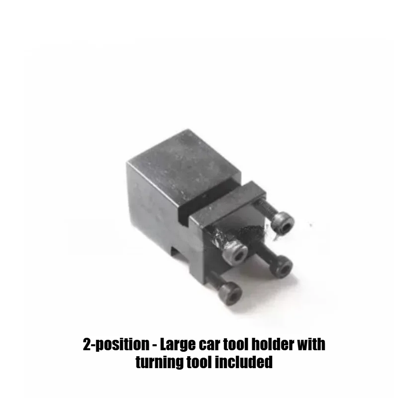 2 Station Metal Clip Turret 2 Groove Square Raised Turret Lathe Replacement Tool Post