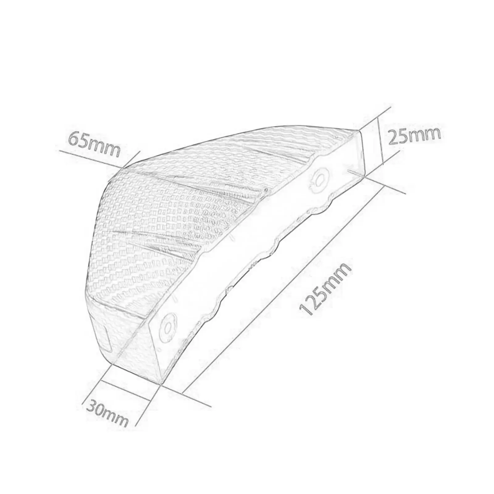 High Performance Spoiler Shark Fin Protector Aerodynamic Rear Bumper Splitter Lip Wing Premium Accessory for Car SUV Truck