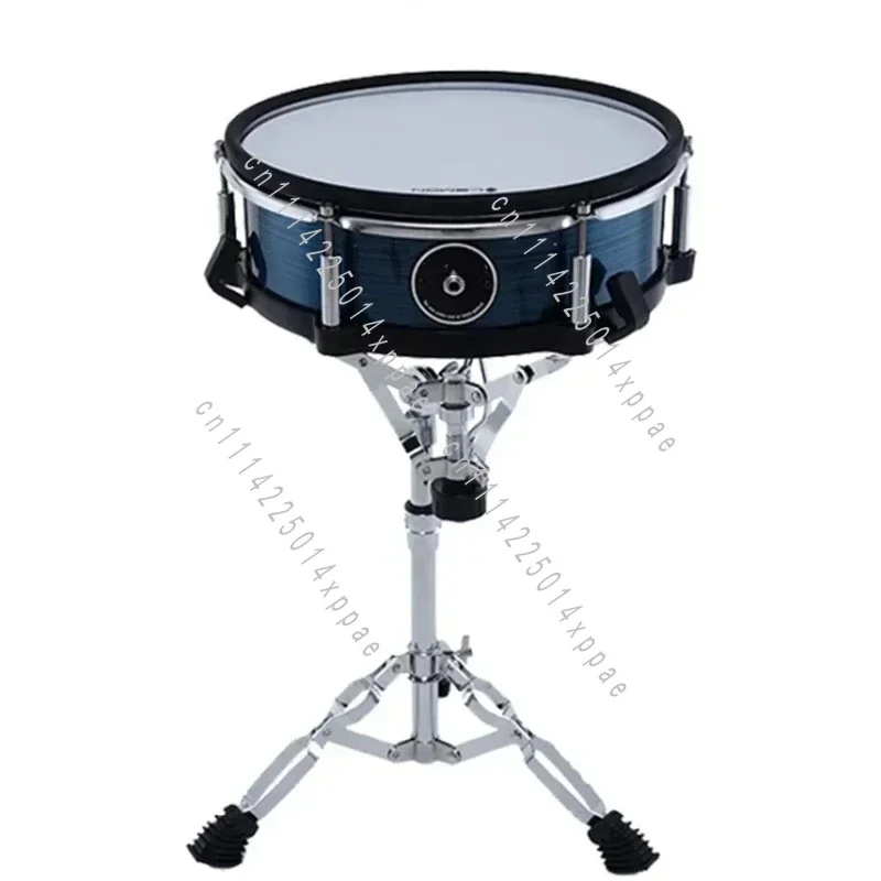 Electronic Drum Mesh Wood Chamber Snare Drum with Support 12-inch Independent Snare Trigger