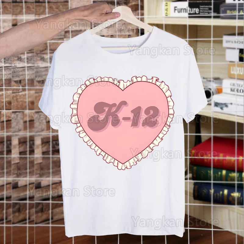 

Melanie Martinez Manga Aesthetic Y2k Tshirts Men Shirt Harajaku Mens Clothing Summer Streetwear Casual Loose Print Tee Short
