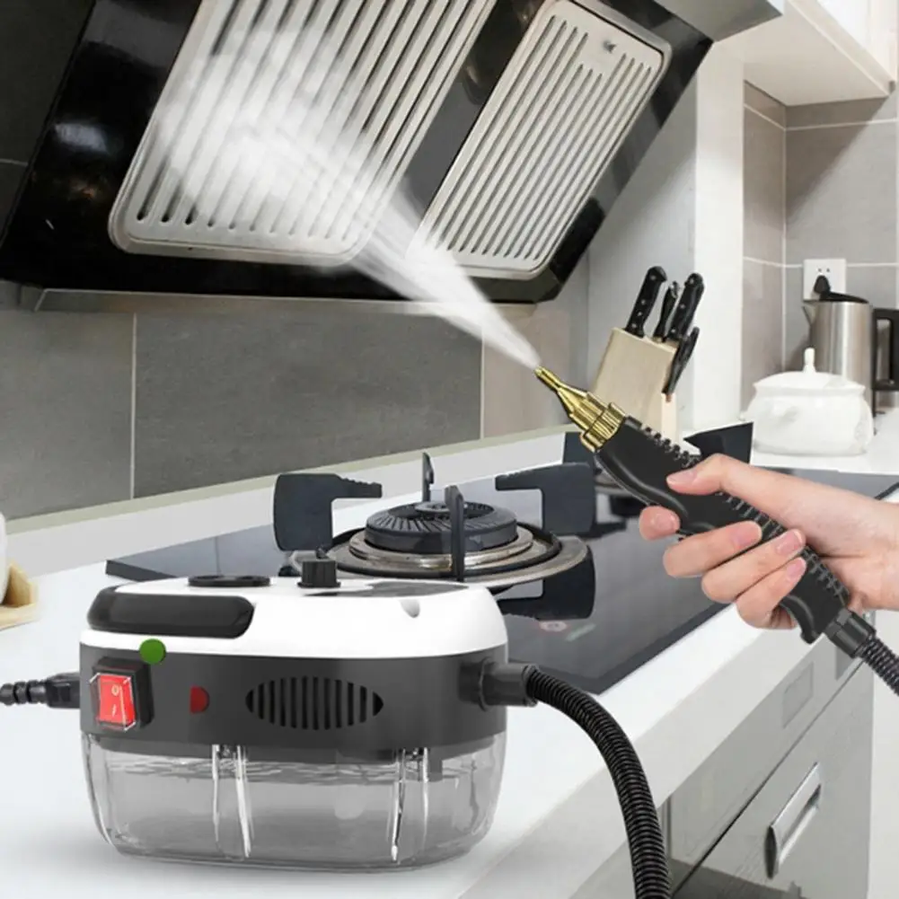 Limpiador a Vapor Portátil de Alta Temperatura y Presión de 2500w con Enchufe Estadounidense, Limpiador Multiusos a Presión para el Hogar