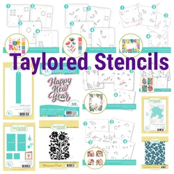 2026 New Taylored Fancy Feature Frames Die Metal Cutting Dies Flowers Hooray Leafy Palette Layering Stencil DIY Card Scrapbook