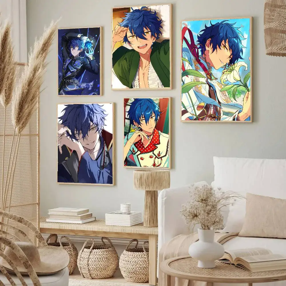 Anime S-Sazanami Jun Posters Living Room Bar Cafe Quality Canvas Vintage Style Comics Painting Art Home Wall Decor Picture