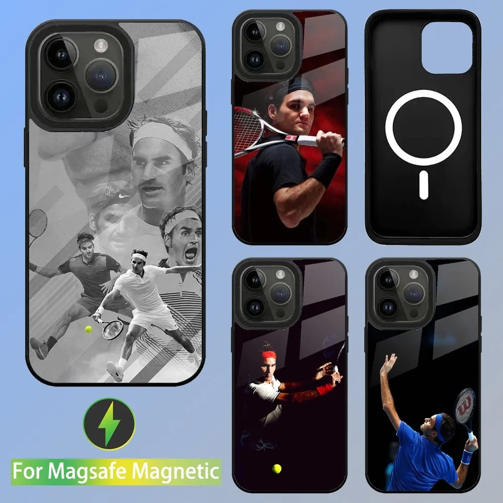 

Swiss Tennis player R-Roger Federer Phone Case For iPhone 15,14,13,12,11,Plus,Pro,Max Mini Magsafe Magnetic Wireless Charging