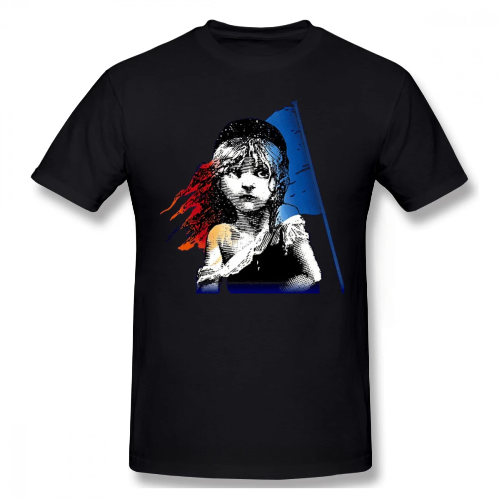 Men Les Miserables Valjean Historical Period Musical Film Comfortable T-Shirt Les Mis 100% Cotton Tees Harajuku TShirt