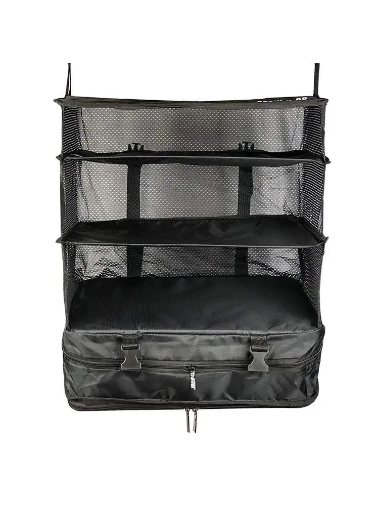 Caixa de Armazenamento de Roupas Multifuncional para Viagem, Suporte para Bagagem, Compartimento de Armazenamento de Lavander...