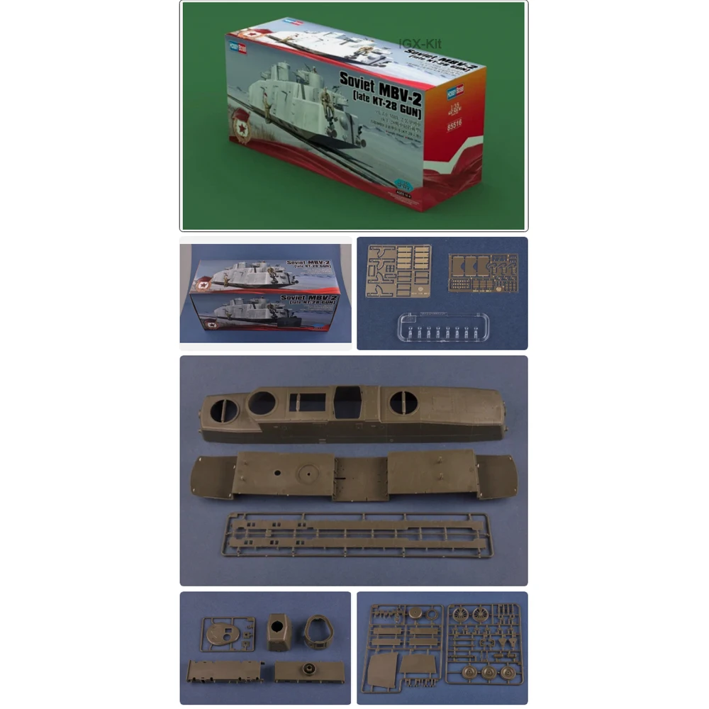 

Hobbyboss 85516 1:35 Scale Soviet MBV2 MBV-2 Armored Train KT-28 Vehicle Plastic Model Building Kit Hobby Craft Assembly Toy