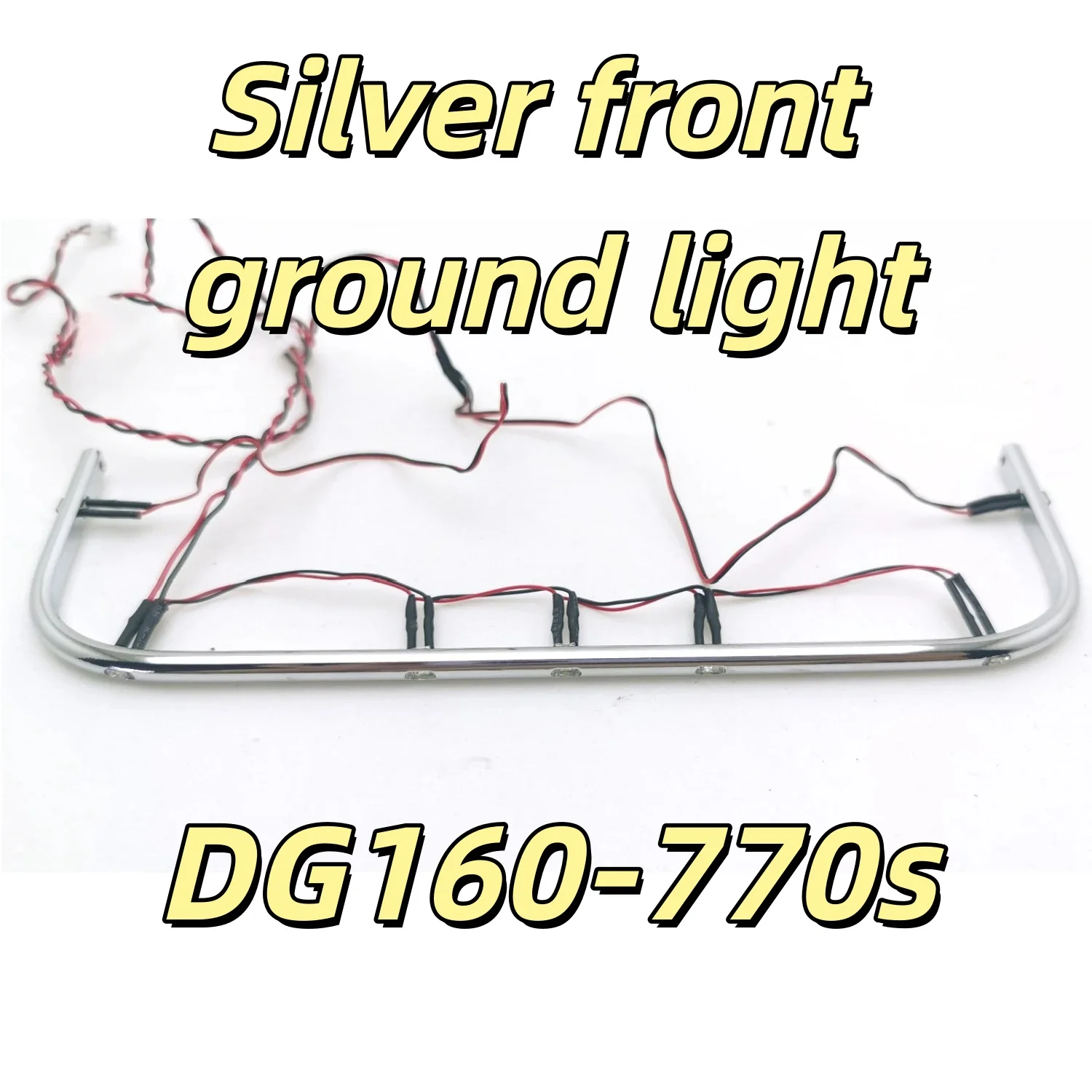 RC Electric Metal Windscreen Wiper Wash Bottom Light Plastic LED Front Wheel Eyebrow for 1/14 Tamiya 770S 56368 Tractor Truck