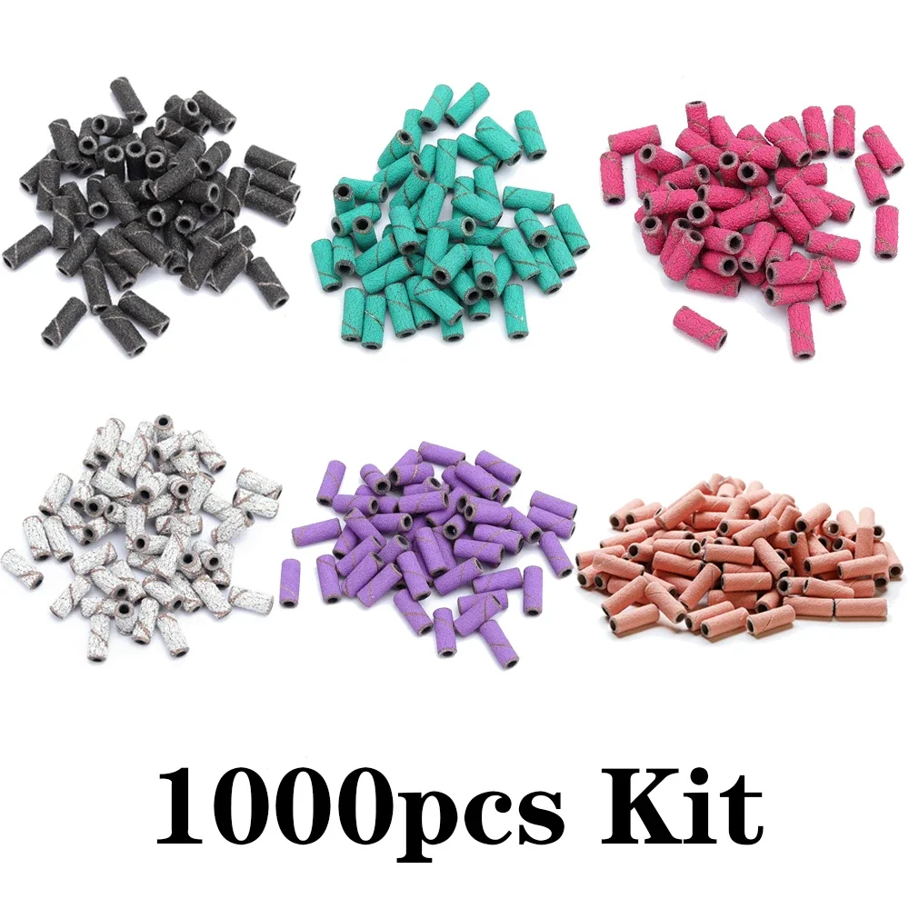 1000 pçs 3mm mini zebra lixa de unhas bandas máquina elétrica broca prego uv gel acrílico polonês removedor para unhas acessório ferramenta