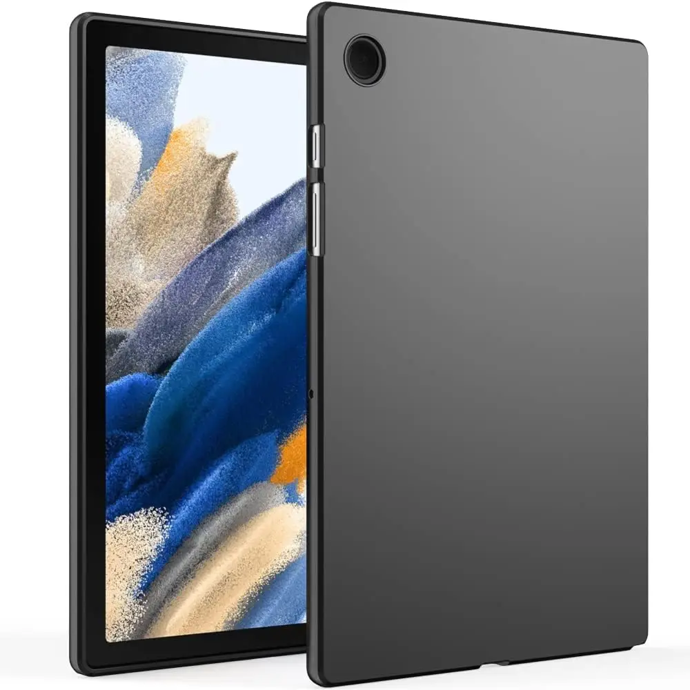 

Мягкий чехол для Samsung Galaxy Tab A8 10,5 дюйма, 2021 дюйма, Женский Гибкий Силиконовый ТПУ Черный защитный чехол, задняя крышка