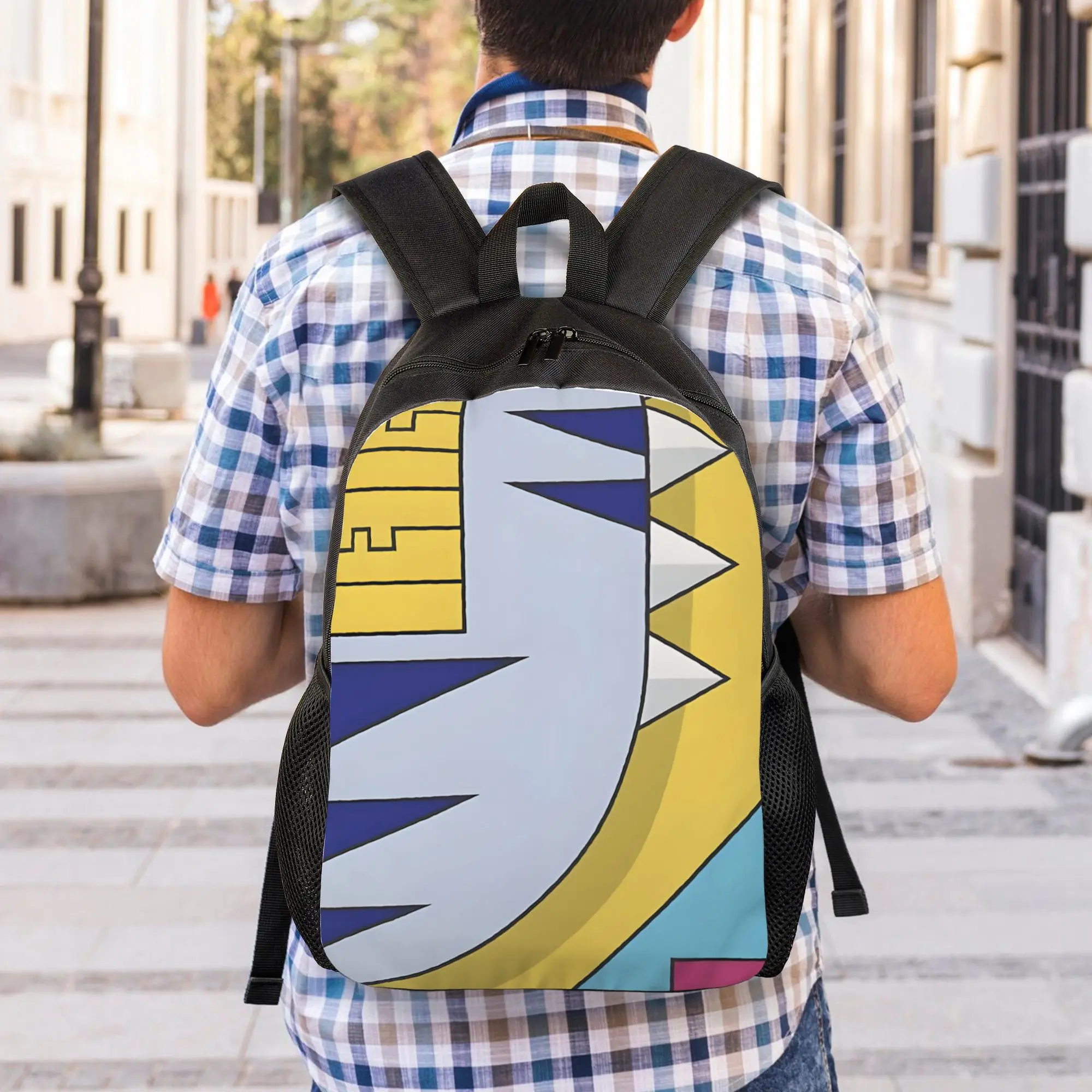 

Back to school season Classic Gabumon Rucksack BANDAI Digimon Male Lady Knapsack Backpack