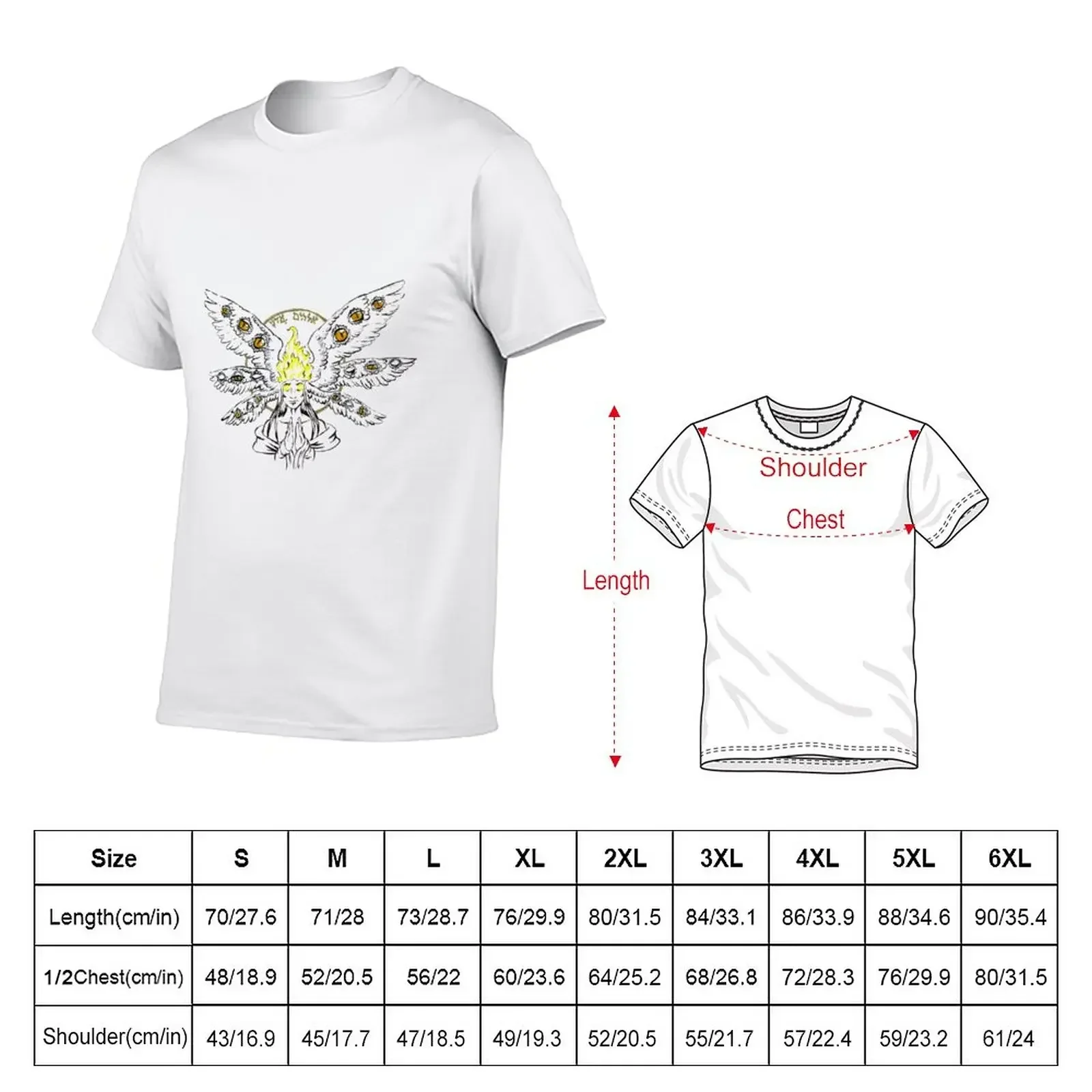 Seraphim version 1 T-Shirt graphics new edition designer t shirt men