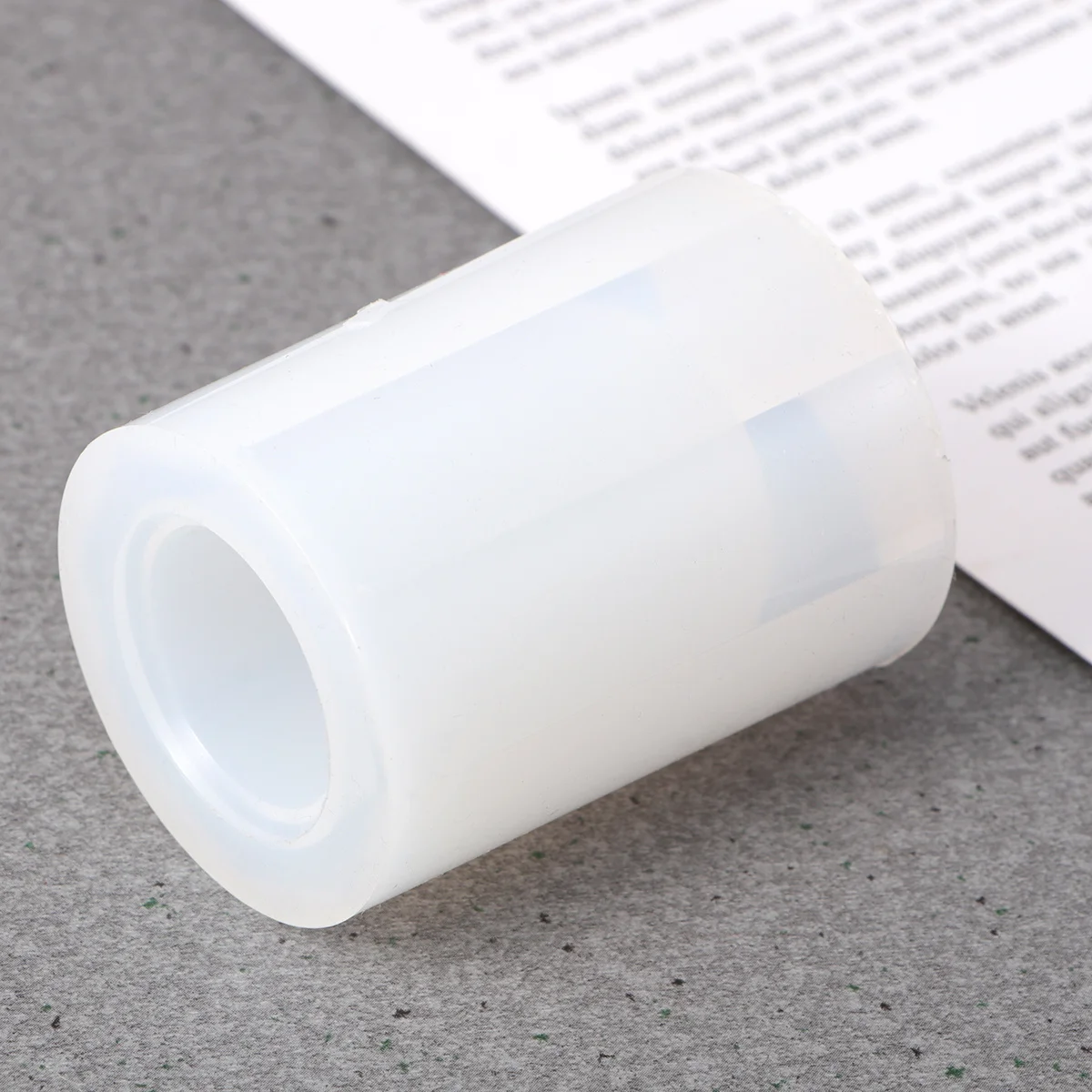 

Small Octagonal Shape White Silicone Mold Pen Holder Creative DIY Epoxy Resin Craft for Desk Organizer Storage Container Pencil