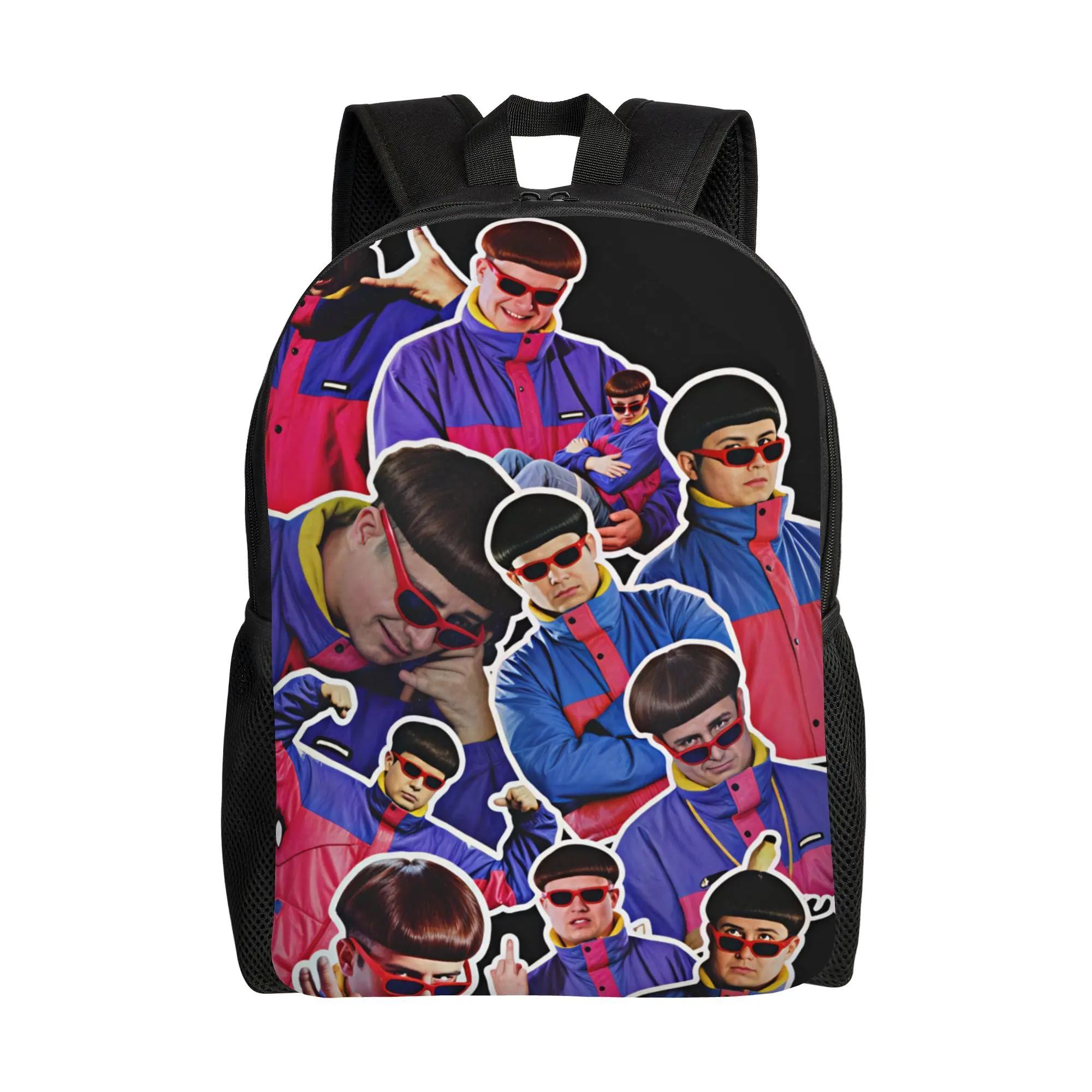 Oliver Tree Sticker Pack Collage Backpack Female  Print Backpacks Polyester Casual School Bags Travel Custom Rucksack