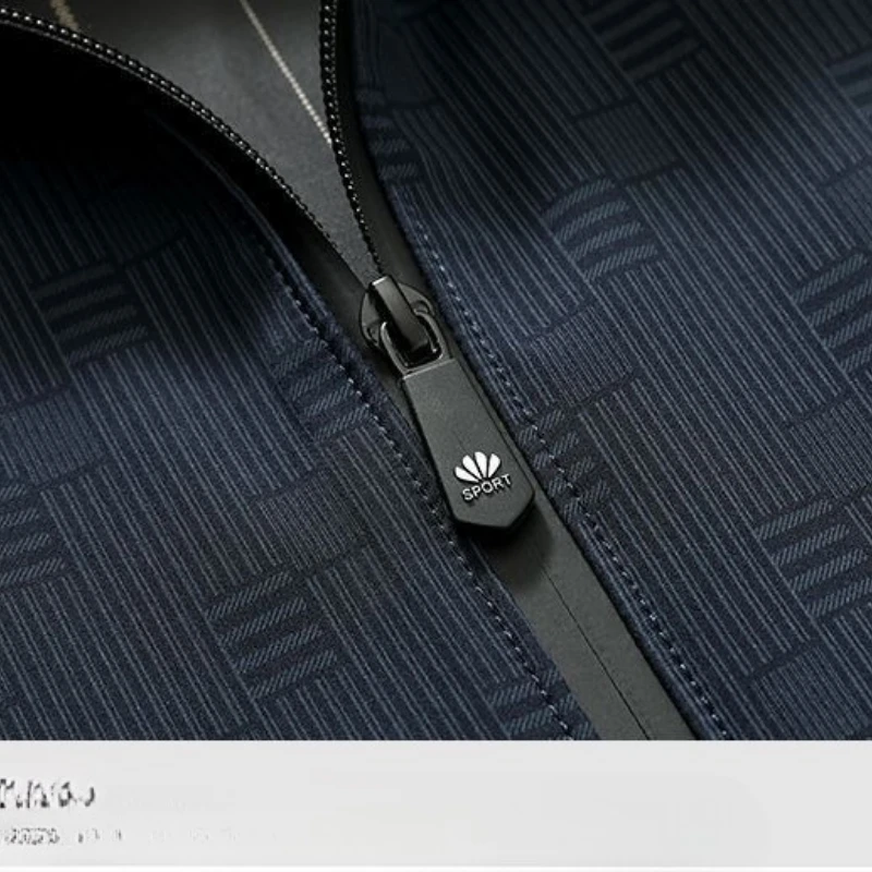 Luxury Spring Autumn Jacket Men Zipper Long Sleeve Bomber Jacket Business Casual Mens Coat Short Tops Design Outerwear Trendy