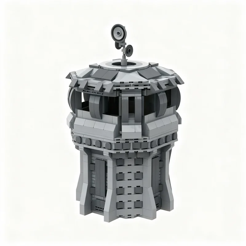 1068PCS MOC Space Battle Beobachtungsturm Observation Tower Model Custom Building Blocks DIY Assembly Display Decor Gift Home