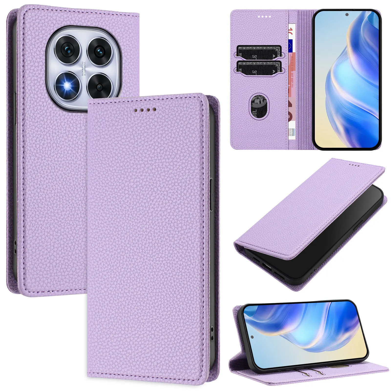 

Luxury Magnetic Flip Leather Case For XiaoMi RedMi Note 15 14 Pro + 13 12S 12 Pro Plus 4G 5G 13C 14C 15C Wallet Card Phone Cover