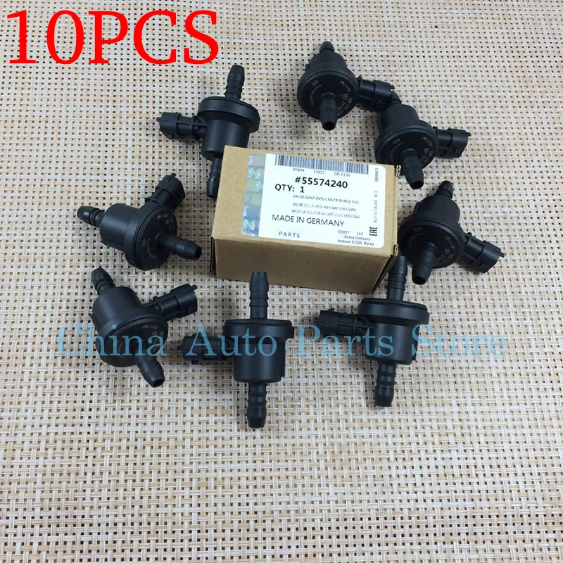 10PCS Original Vapor Canister Purge Solenoid Valve 5353802 0280142430 For Chevrolet Cruze Orlando Opel Insignia Astra 55574240