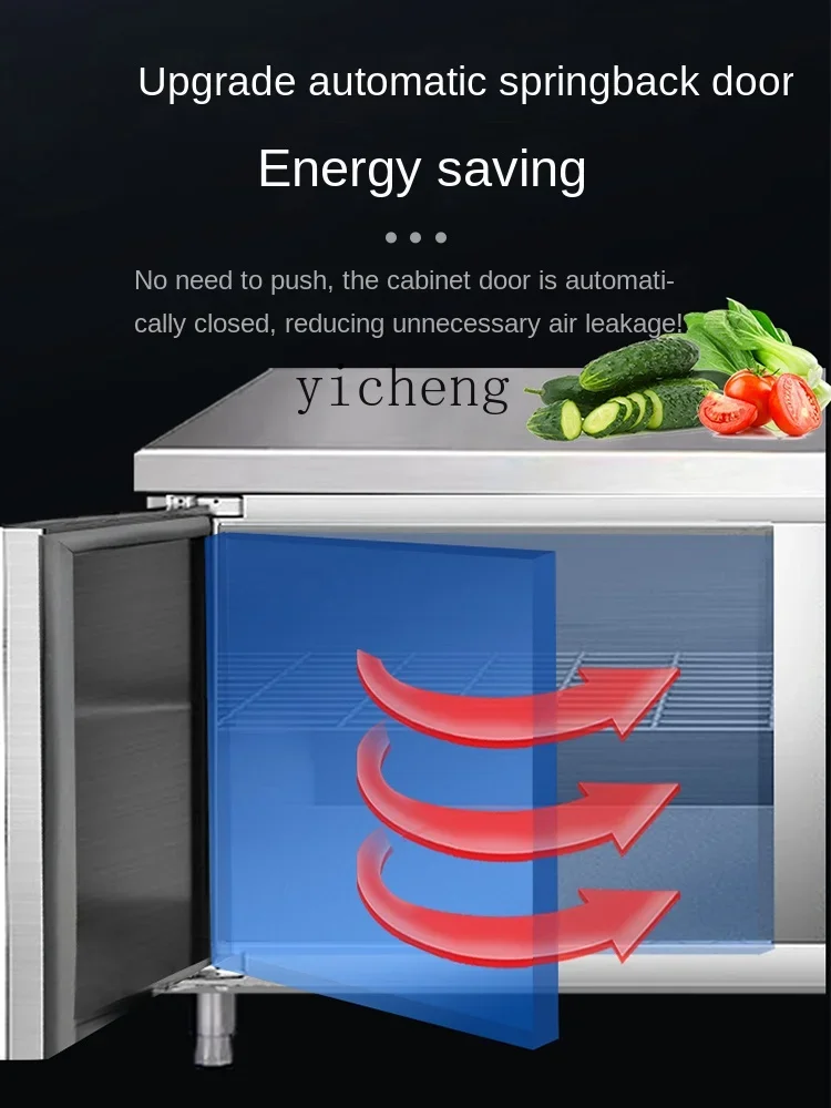Refrigerated Table Commercial Freezer Horizontal Refrigerator Refrigerated Cabinet Freezer