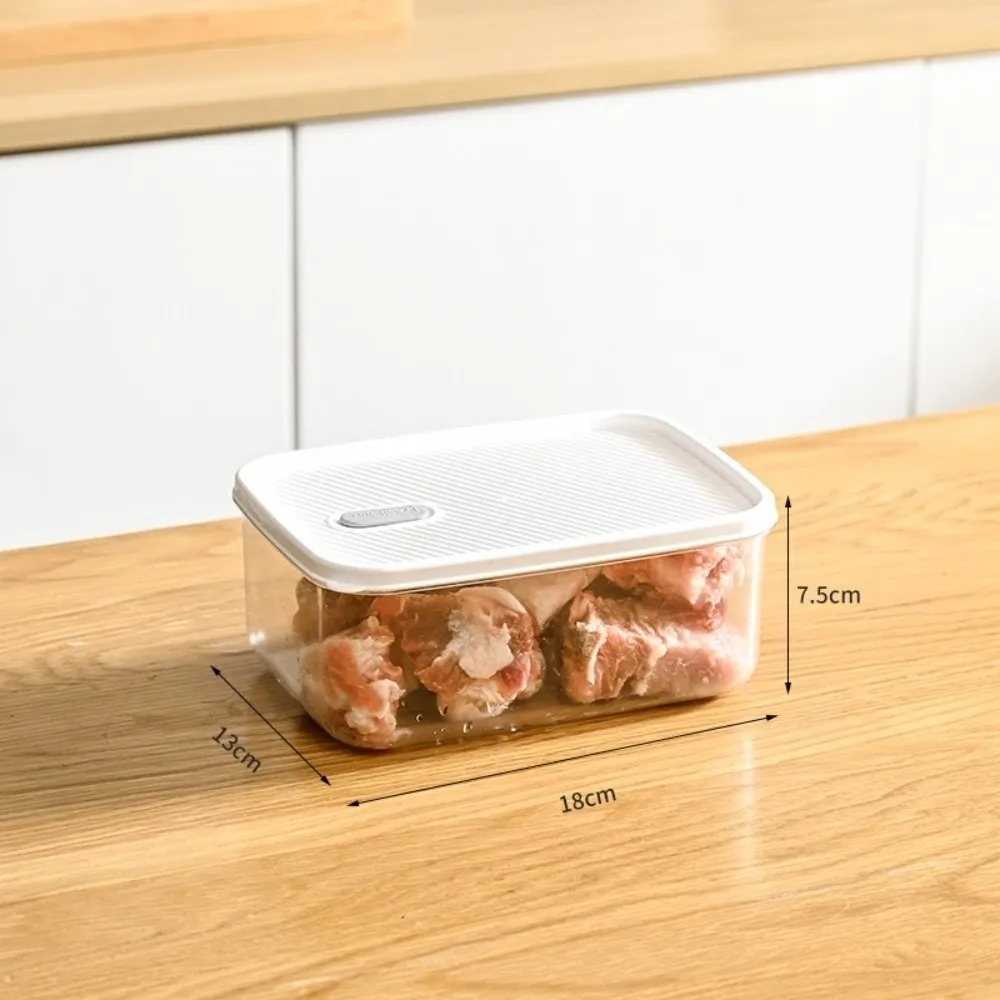 صناديق تخزين الثلاجة ذات التصميم المختوم، صناديق تخزين الطعام الخالية من مادة BPA، صناديق تخزين الوجبات الخفيفة على طراز كريمي