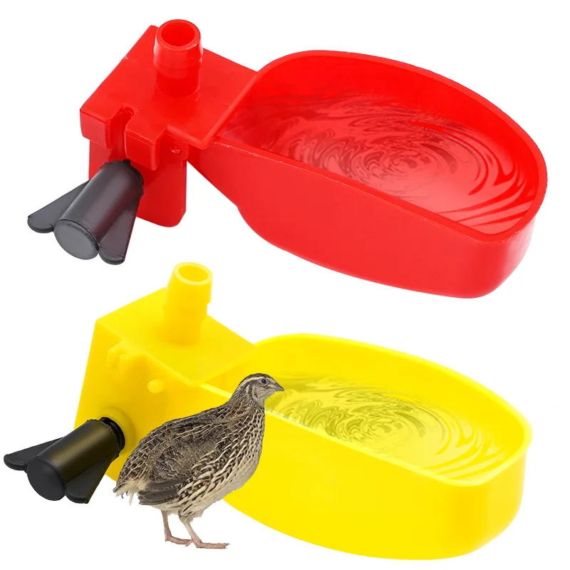 5/10Pcs Bird Drinking Bowl Pigeon Quail Automatic Water Dispenser Feeding Equipment With Interface Poultry Drinking Bowl Tools