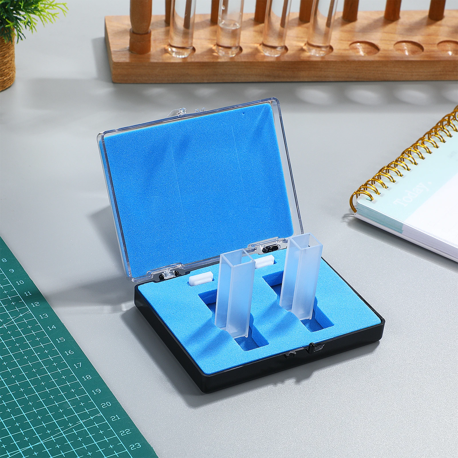 

2 Pcs Quartz Cuvette Tube Laboratory Labs Spectrophotometer Small and Convenient