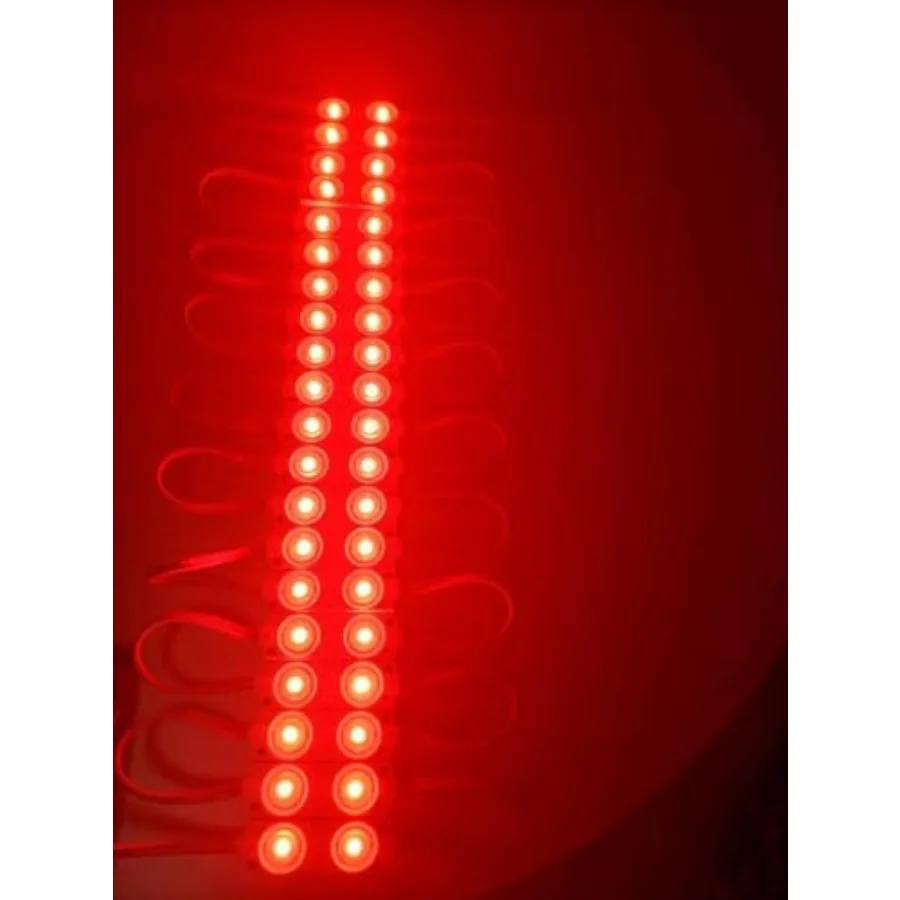 

Светодиодные модули для вывесок, сертифицированные UL, 0.72 Вт, водонепроницаемые, декоративные, для рекламных световых коробов и букв, с клейкой лентой на обратной стороне, 20 шт.