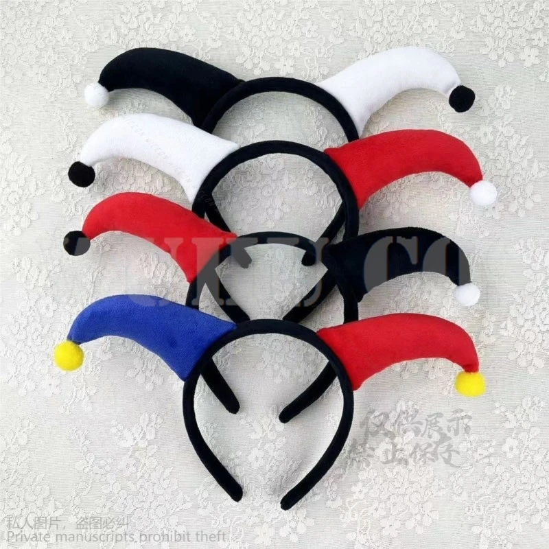 2024 Anime New Halloween Clown Headband Cos Carnival Funny Performance Props For Party Birthday Gift Holiday Festival Cosplay