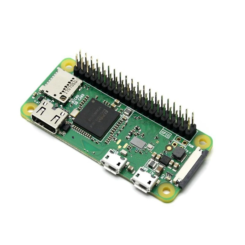 New Raspberry Pi Zero W/WH with 40 PIN pre-soldered GPIO Headers with WIFI and Bluetooth in Demo Broad 1GHz CPU Free Shipping