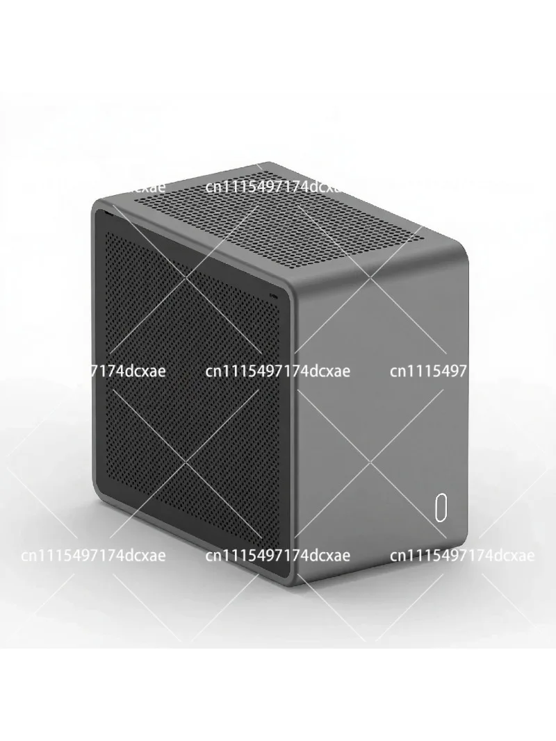 All Aluminum Unibody Mini ITX Case, Ultra-Compact A4 SFF Desktop Chassis for Portable Builds