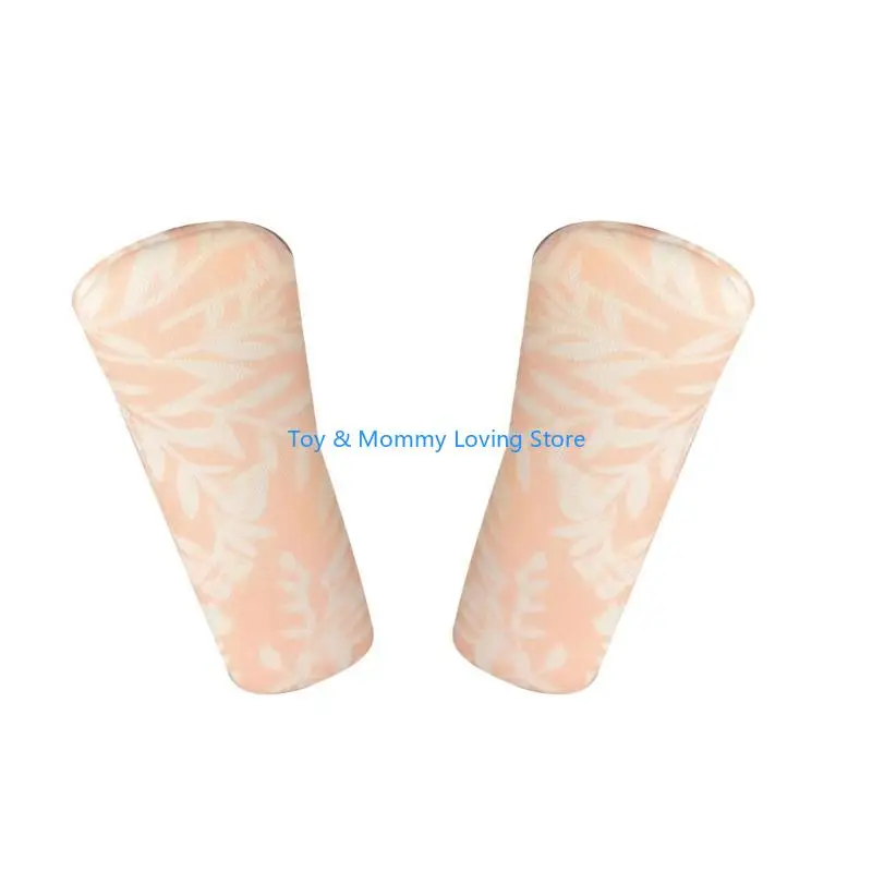 Y1QF حزام السيارة العالمي يغطي تنفس حزام عربة وسادة 3 منصات وسادة حزام الأمان توفر لمسة مريحة لمولودك الجديد