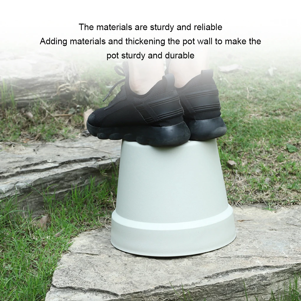 플라스틱 식물 냄비, 견고하고 내구성 있는 건축 부식 방지, 식물 수집이 용이하지 않음