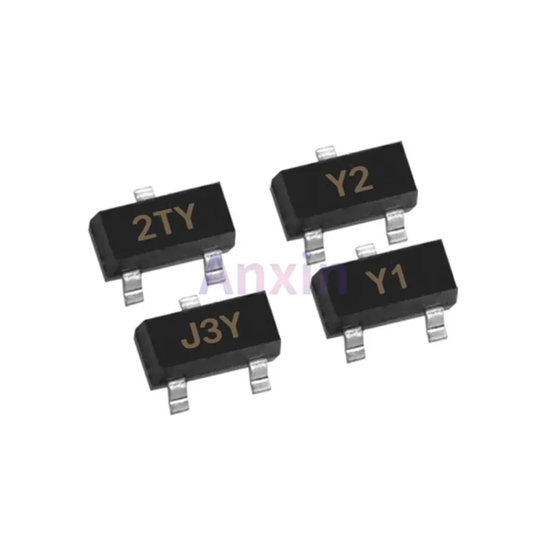 100PCS S8050 S8550 SS8050 SS8550 J3Y 2TY Y1 Y2 SOT-23 TO-92 MMBT 8050 8550 SMD DIP Transistor 500mA 0.5A 1.5A 25V 40V NPN PNP - Image 2