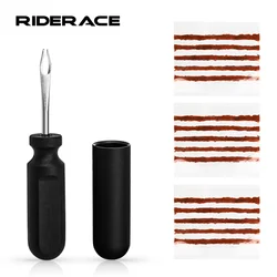 RIDERACE-Kit de reparación de neumáticos sin cámara de bicicleta, herramienta de neumáticos de bicicleta de montaña, sellador de pinchazos de neumáticos de ciclismo de carretera, juego de brocas de rayas de goma