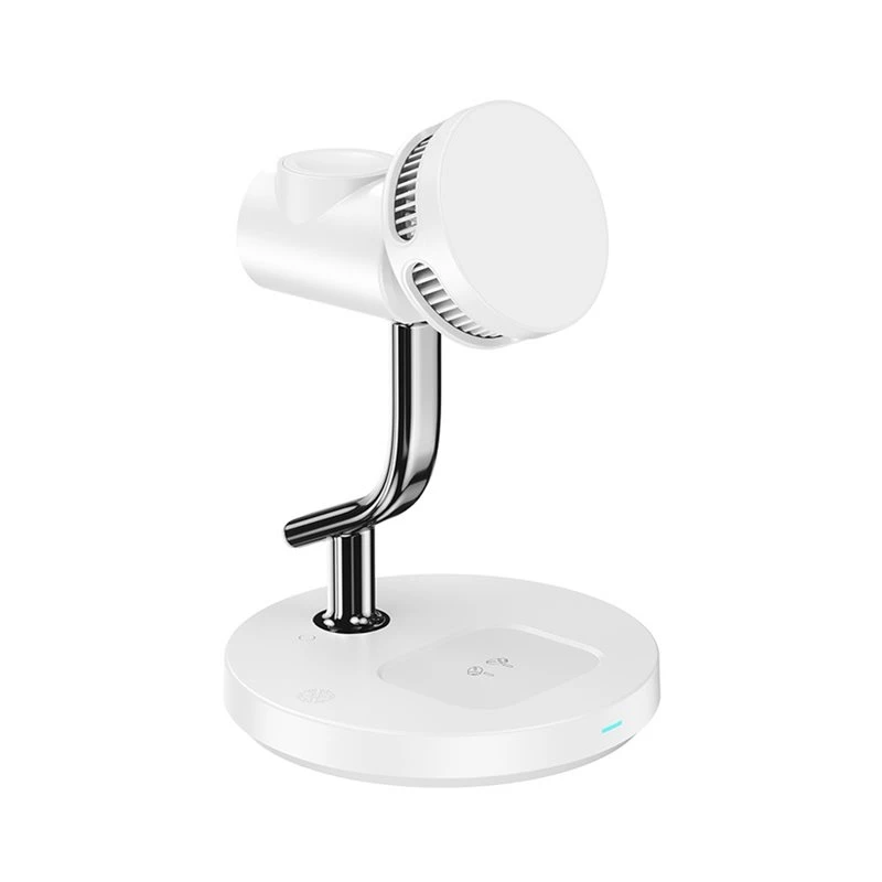 24-hour delivery Active Cooling 3 In 1 Qi2.2 25W Fast Wireless Charger Charging Station Magnetic Stand For Iphone 16 15 Watch