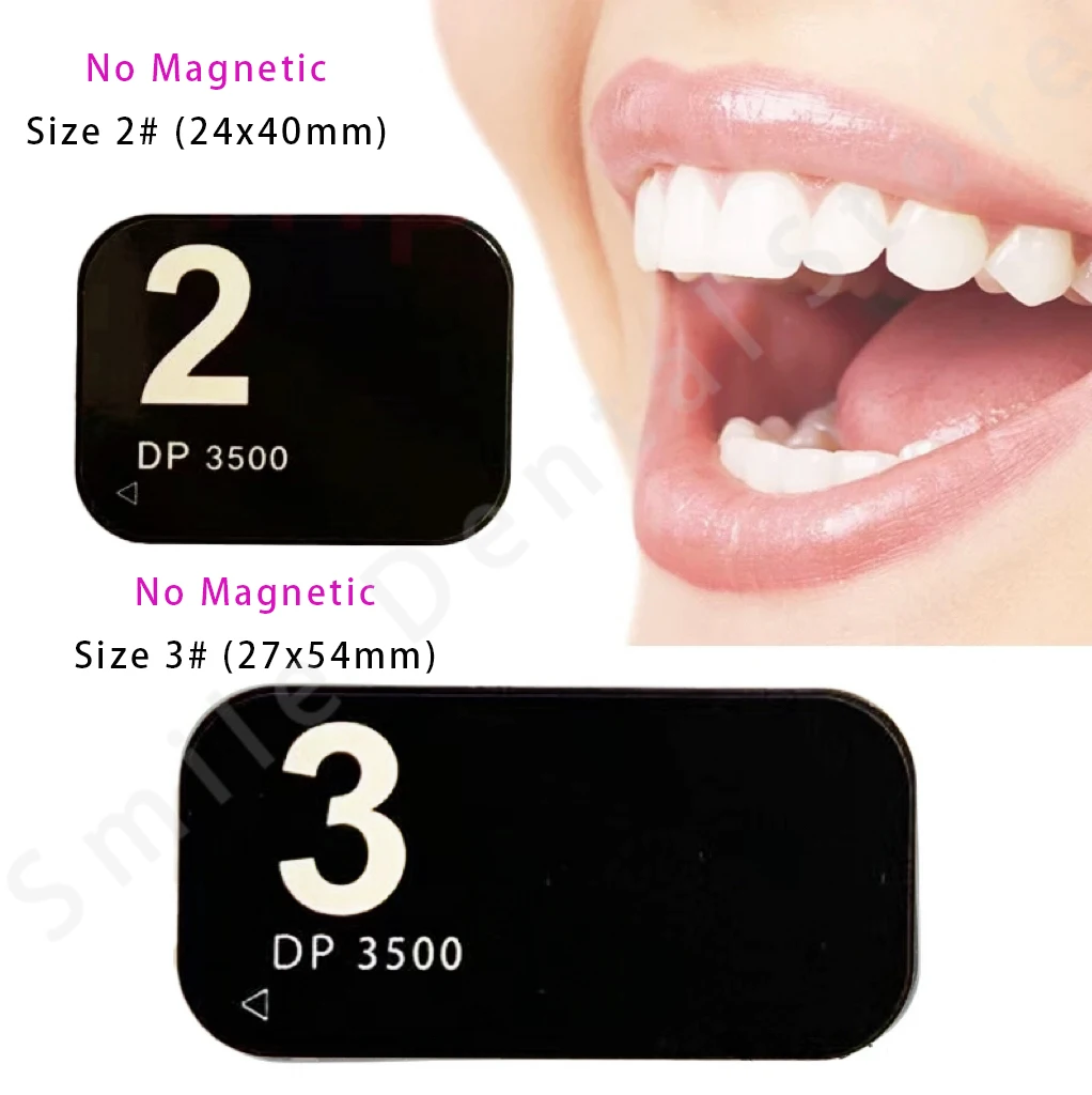 Dental PSP Phosphor Plate 0#1#2#3# Magnetic & Non‑magnetic X‑ray Imaging Plate For Intraoral Scanner Dental Clinic Use