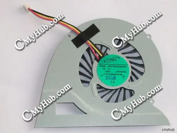 Ventilador de refrigeração novo para SONY VAIO FIT15A FIT14 FIT15 SVF15A1819 AB07805HX 080300   00CWGD5 UDQF2ZR77CQU Ventilador de resfriamento de CPU de 3 fios
