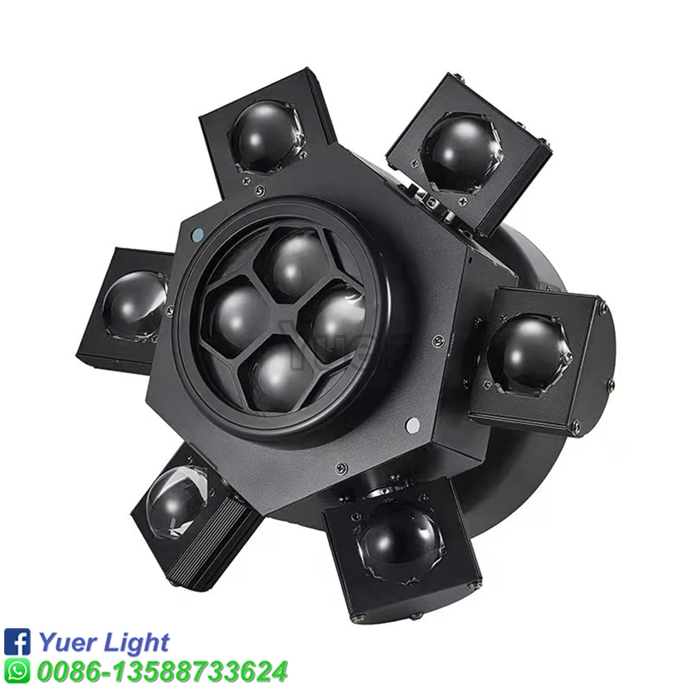 10X10W RGBW CREE RG Laser Beam Bee Eye Effect Light DMX512 22CH Strobe Laser Moving Head Light DJ Disco Stage Wedding Bar Party