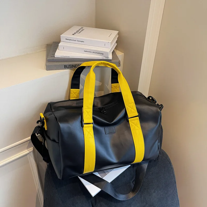 

Новая простая и высококачественная нейтральная сумка для спорта и отдыха, модная модная портативная дорожная сумка большой вместимости на короткие расстояния